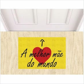 Tapete A Melhor Mãe Do Mundo Dias Das Mães - Amarelo