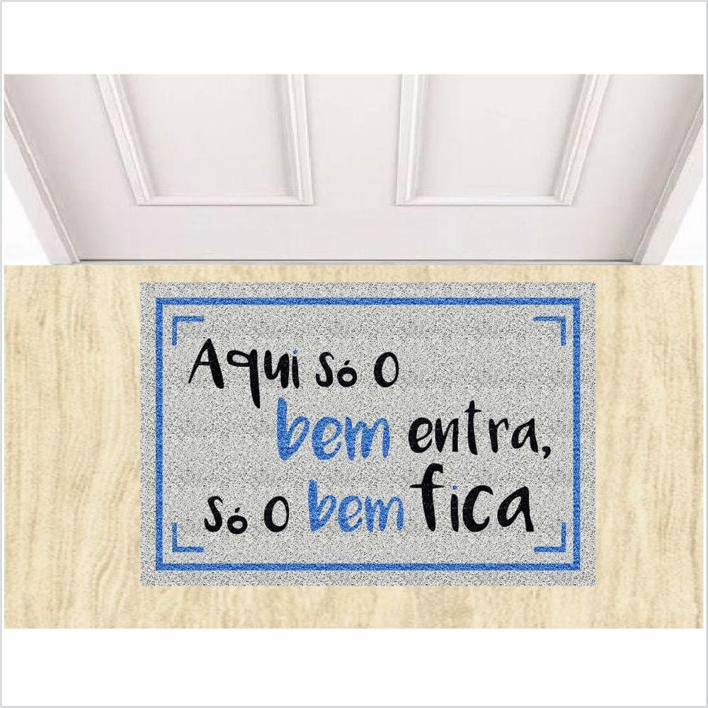 Tapete Aqui Só O Bem Entra, Medida Porta.