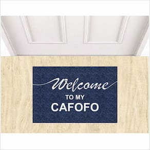 Tapete Porta De Entrada Sala Cozinha Welcome To My Cafofo