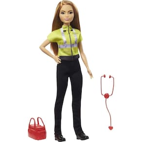 Boneca Barbie Profissões Paramédica - Mattel Gyt28