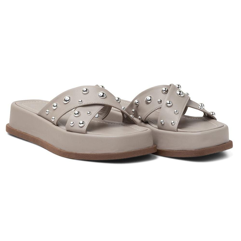 Sandália Tamanco KRN Shoes Sola Macia Costura Reforçada Estiloso