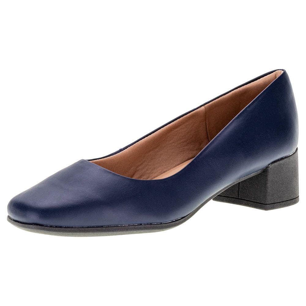 Sapato Feminino Salto Grosso Usaflex - Aj0104