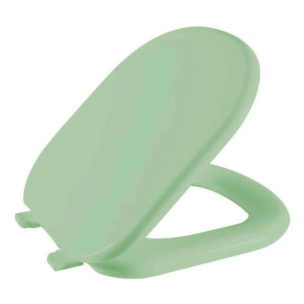 Assento Sanitário Paris Verde Claro Tampa para Vaso Ideal Almofadado