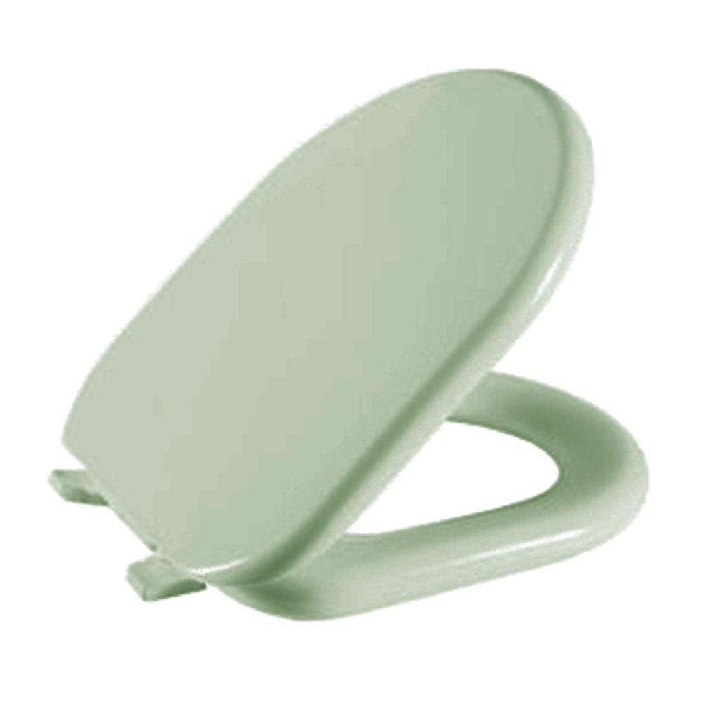 Assento Sanitário Riviera Verde Água Tampa para Vaso Celite Almofadado