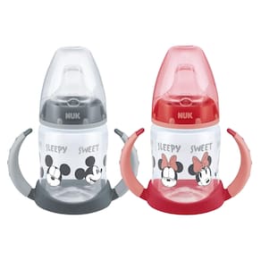 Copo de Treinamento Bico Silicone Disney Baby Minnie Mickey Mouse 150ml 6 -18 Meses - NUK