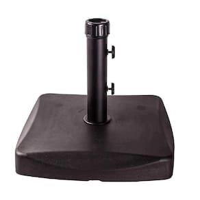 Base para Ombrellone Quadrada em Concreto 25kg Preta BEL