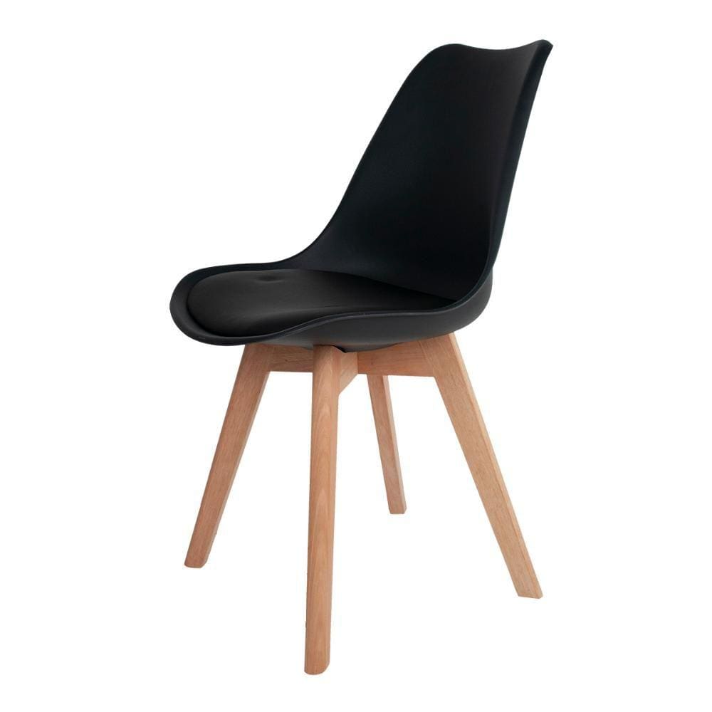 Cadeira Saarinen Wood Preta