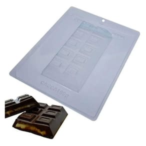 Kit 10 Formas De 3 Partes Barra Chocolate Especial 9664 Bwb