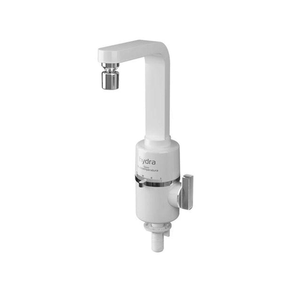 Torneira Elétrica Hydra Slim Mesa/Bancada 220V 5500W Branca