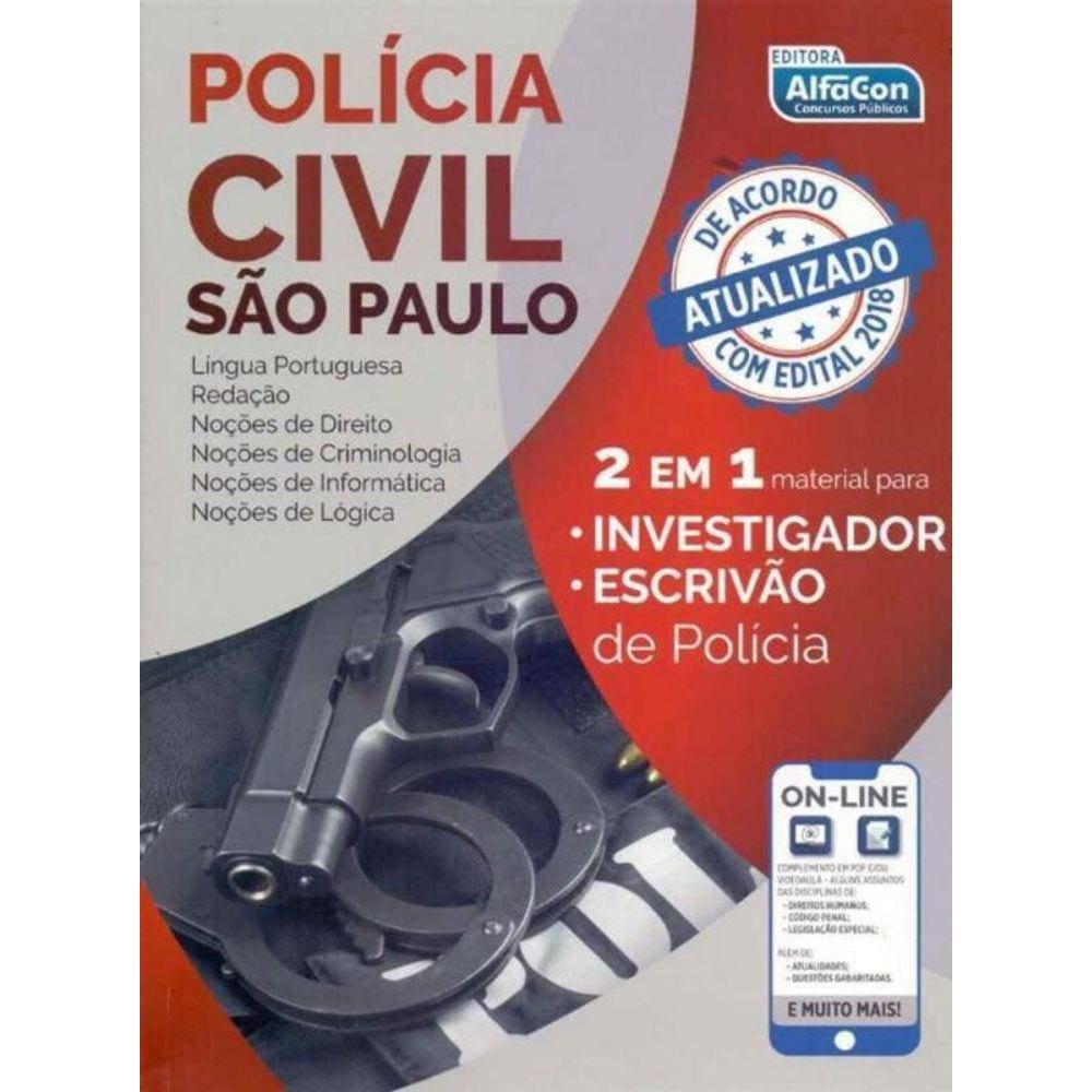 Polícial Civil São Paulo 2 em 1