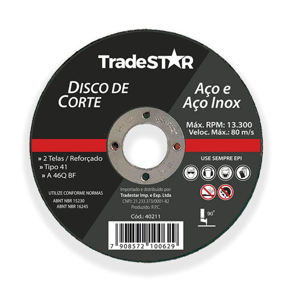 Disco de Corte Metal 4.1/2\" 115x1,0mm