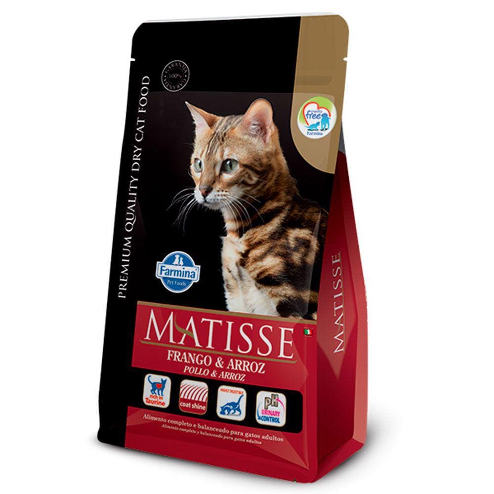 Ração Farmina Matisse Gatos Frango e Arroz 7,5kg