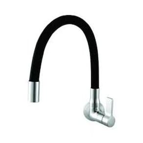 Torneira Cozinha Parede Flexível Articulável Preto Meber