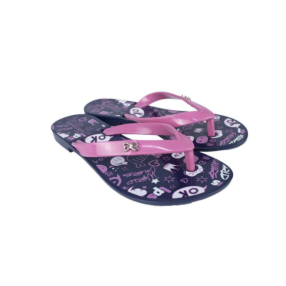 Chinelo World Colors Summer Infantil Feminino
