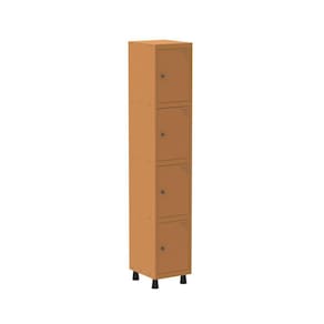 Armario Roupeiro 4 Portas Aço GRP 501/4 Laranja Picasso