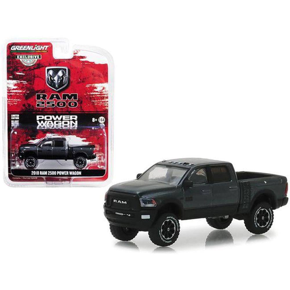 Greenlight - Dodge Ram Power Prospector 1981 Noire - 1/64 - Série TV L'Agence Tous Risques - Neuf