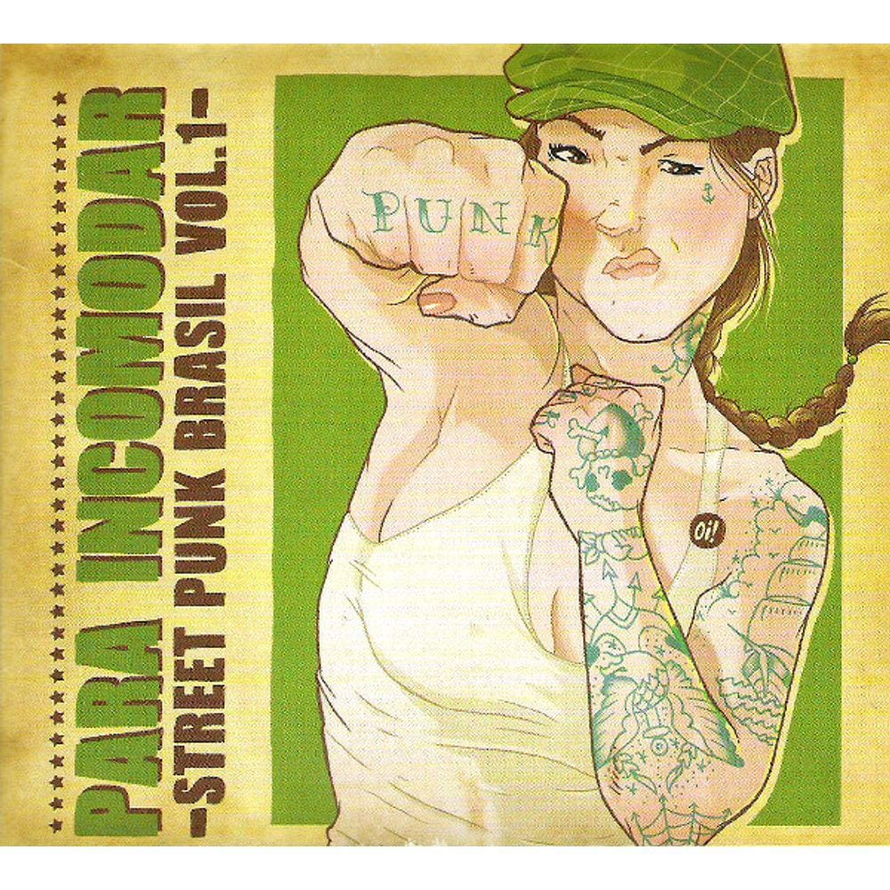 Cd Para Incomodar (Street Punk Brasil Vol.1) Varios Digipack