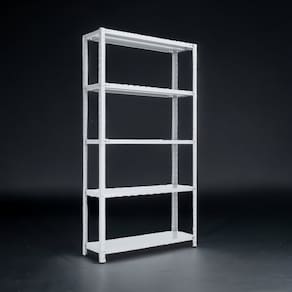Estante de Aço 5 Prateleiras de Aço 1,70m Reforçado Branco
