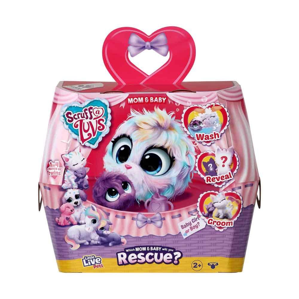 Pelúcia Surpresa - Scruff a Luvs - Adotados - Família - Fun Divirta-se