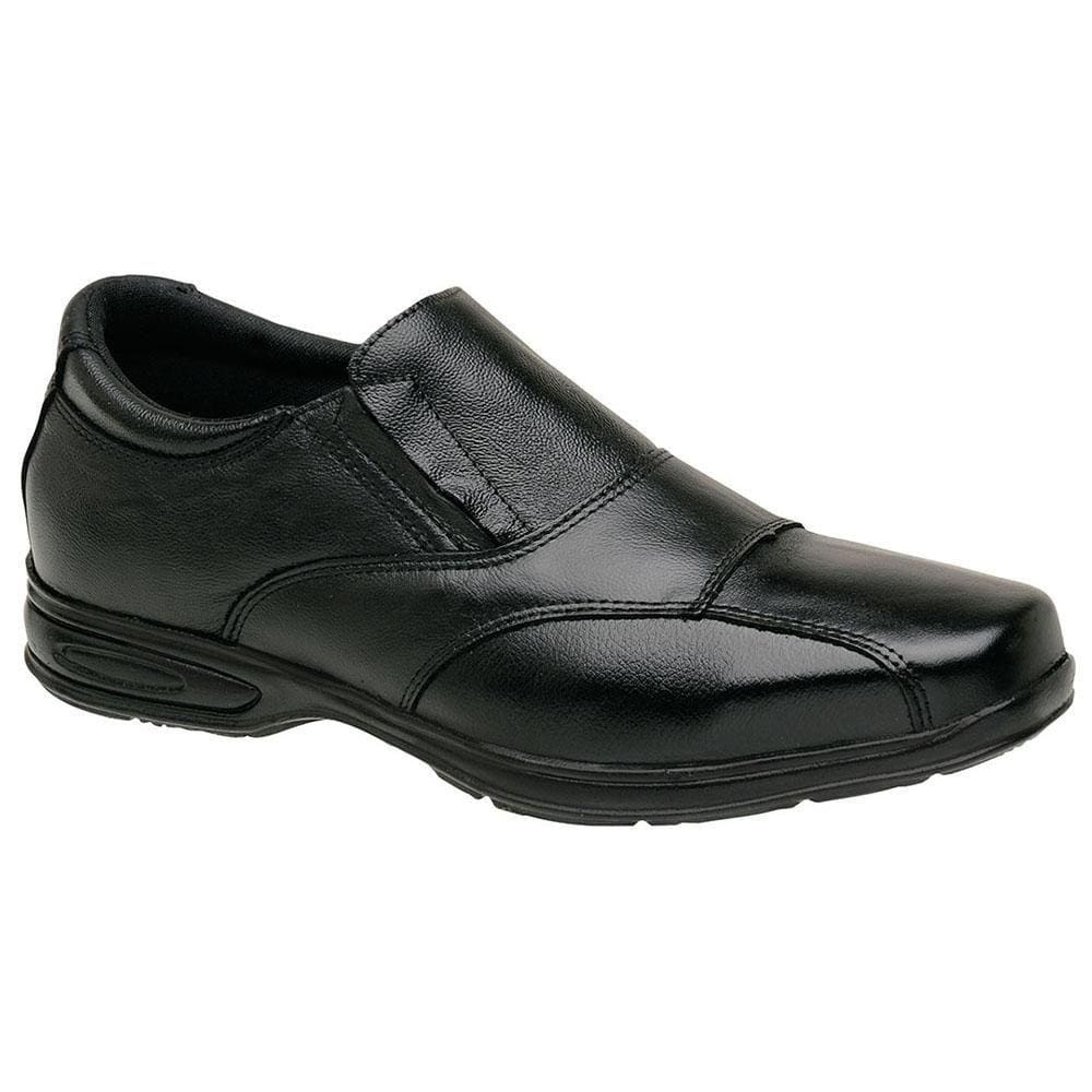 Sapato Social Masculino Couro Confortável Elástico Elegante