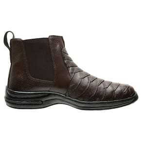 Bota Masculina Cano Médio Social Casual Confortável Ousado
