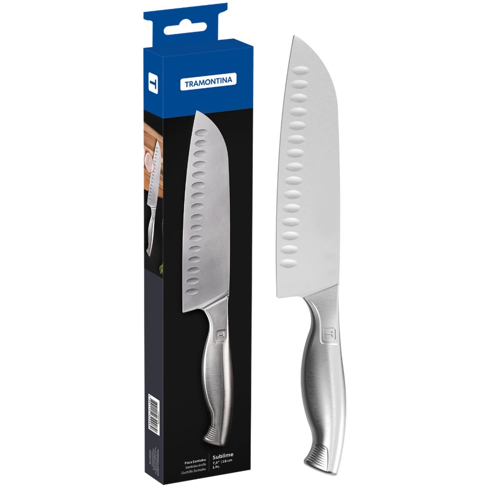 Faca Santoku Tramontina Cozinha Profissional Inox Sublime