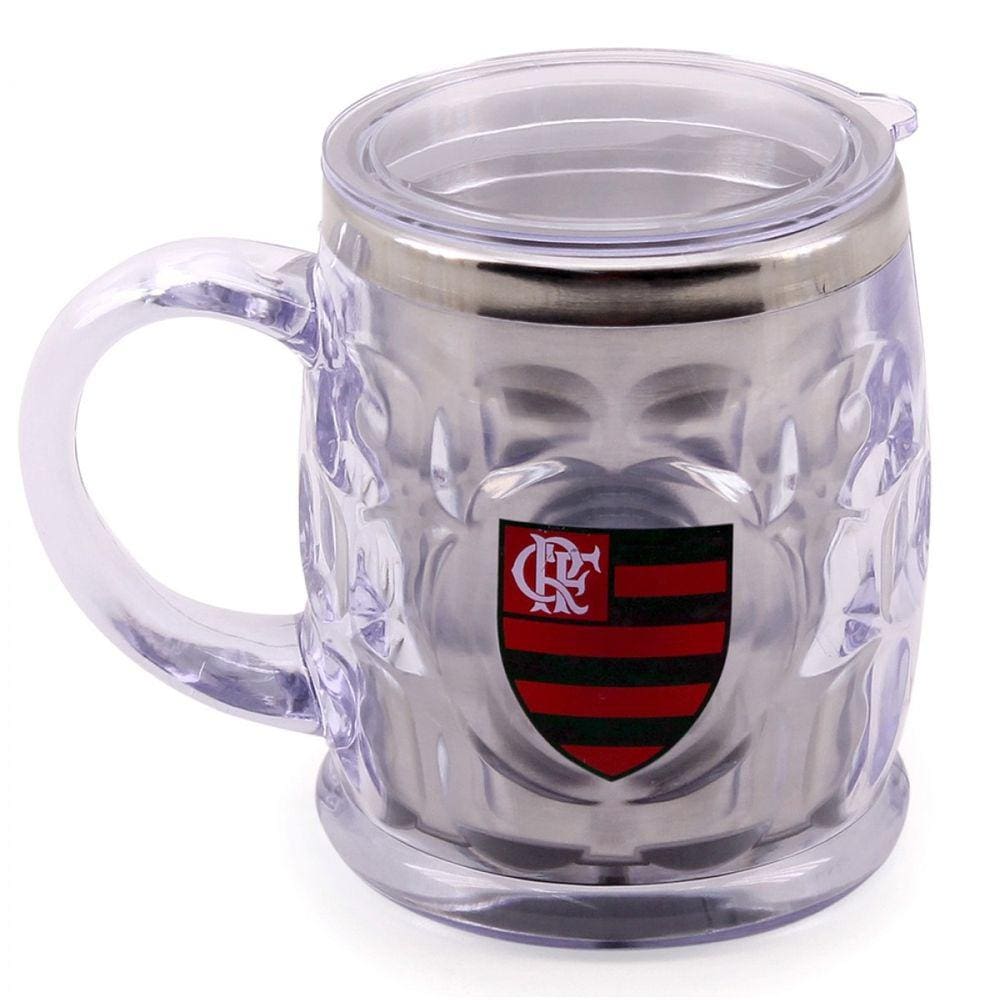 Caneca Flamengo Cristal Térmica 500 ML
