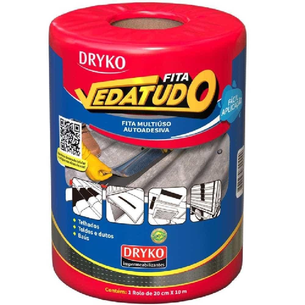 Fita Autoadesiva Asfáltica Vedatudo 20 x 10 cm DRYKO