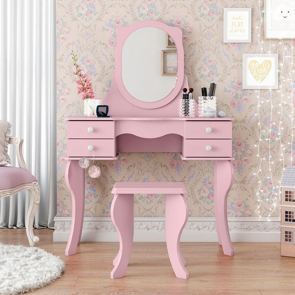 Penteadeira Princesa Rosa - Patrimar