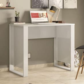 Mesa Para Computador Office Morada Branco - Demóbile