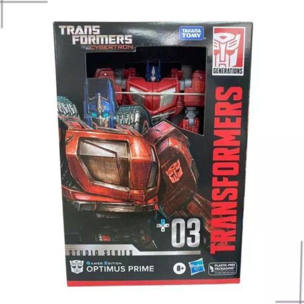 Conjunto de Mini Boneco e Figura de Ação - Transformers - Optimus