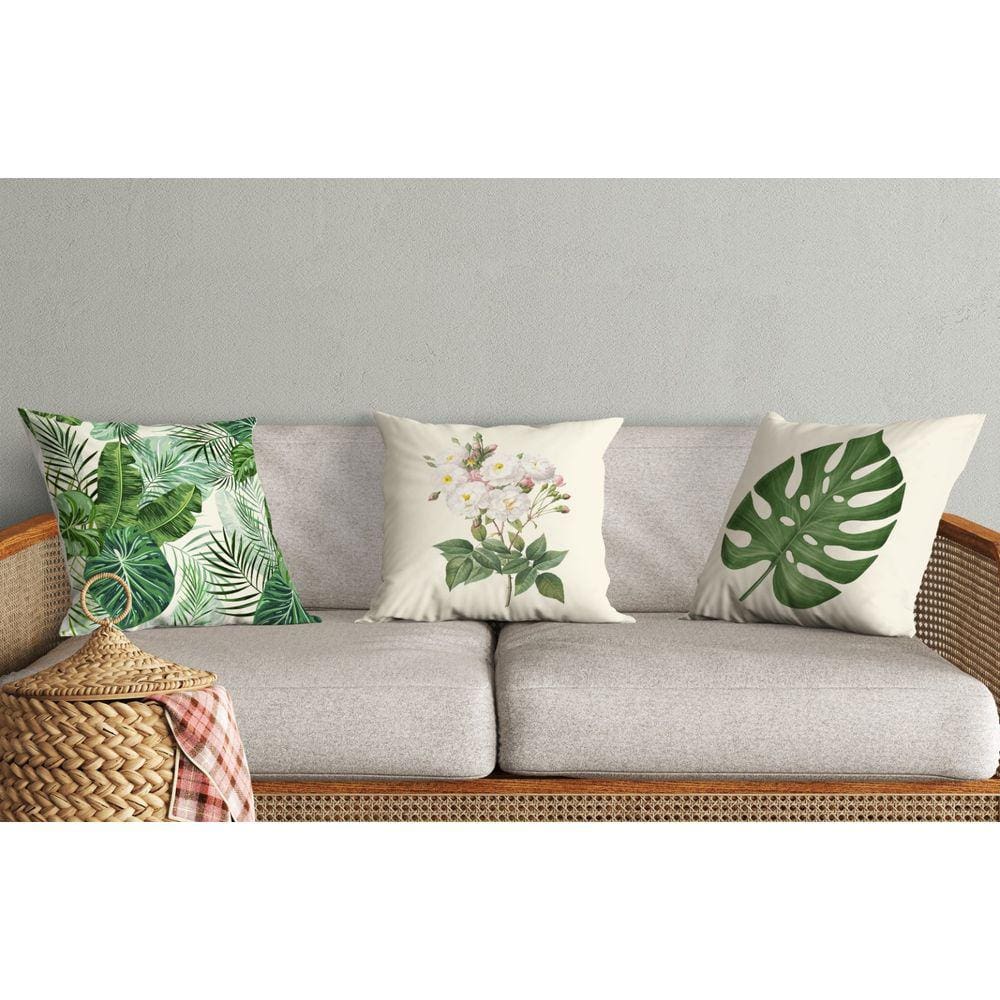 Capa Para Almofada Trio Print 3 Peças