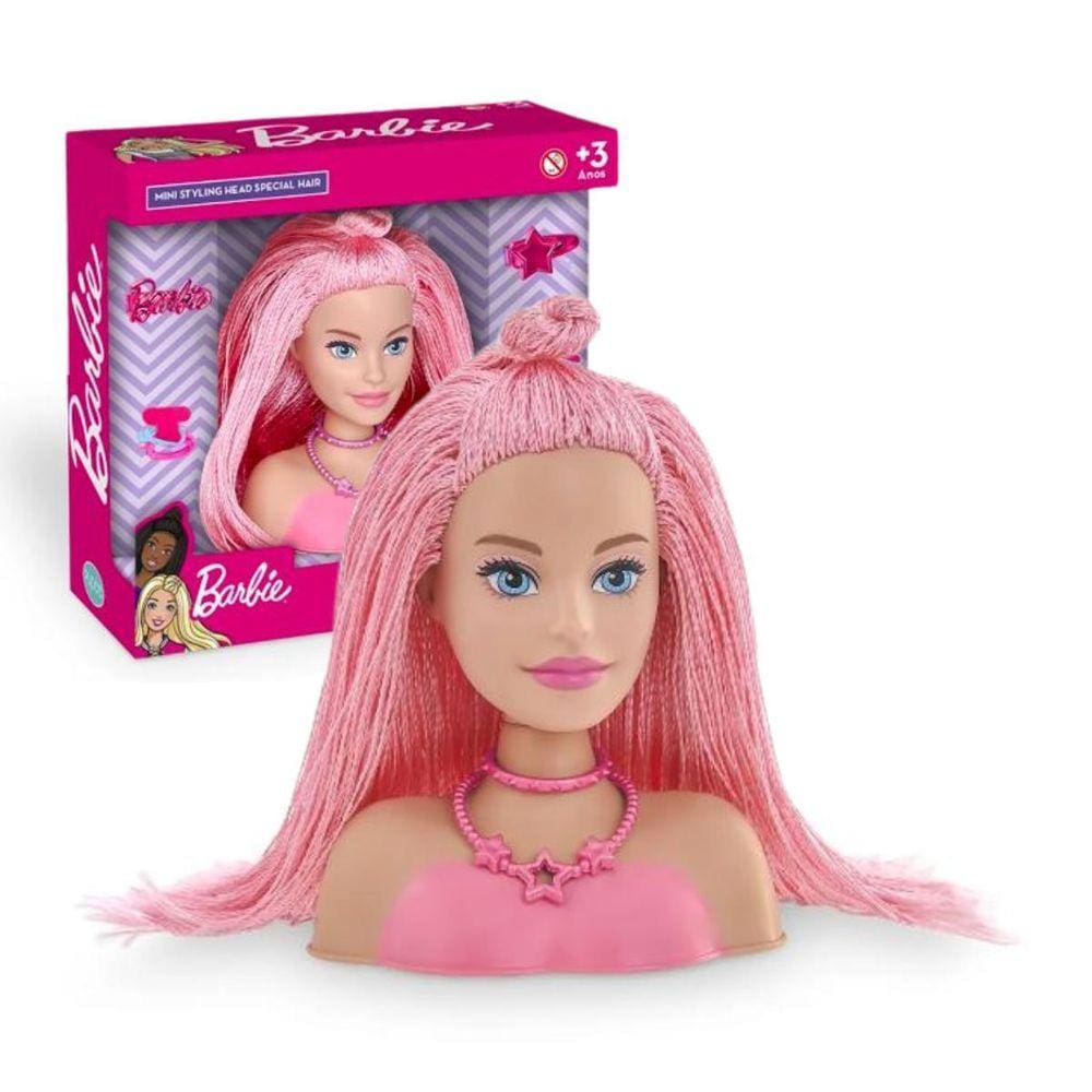 Boneca Barbie Busto Pentear Maquiar Maquiagem Mattel