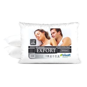 Travesseiro - Suporte Extra Firme - Export - 50cm x 70cm - 180 Fios - Trisoft