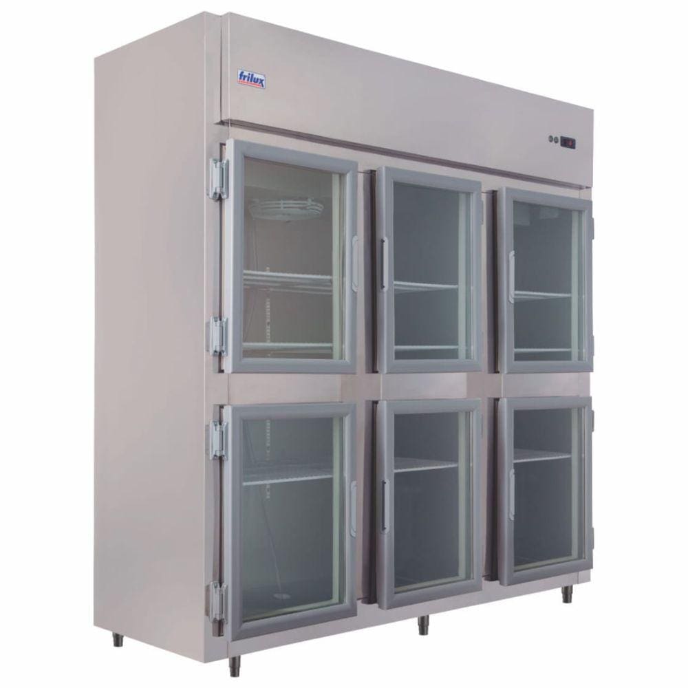 Mini Câmara Comercial 6 Portas de Vidro RF068 220v Frilux