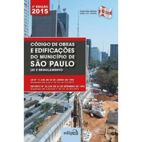 Código De Obras e Edificações Do Município De São Paulo