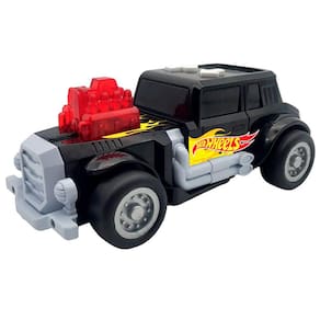 Carro Hot Wheels Hot Rod com Luz e Som Preto - BR1823 - Multikids