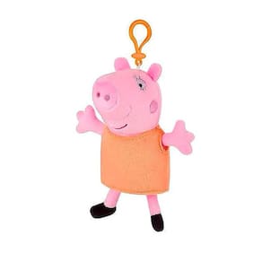 Peppa Pig Porta Moedas e Chaveiro Mamãe Pig de Pelúcia - BR1692 - Multikids