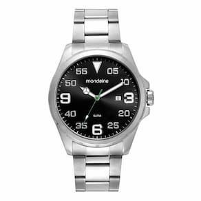 Relógio Masculino Mondaine Casual Prata - 32539G0MVNE2