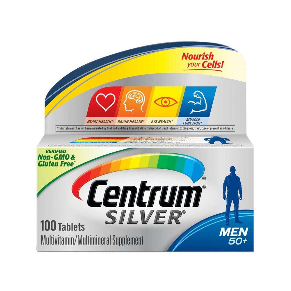 CENTRUM SILVER 50+ HOMEM - 100un
