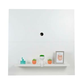 Painel para TV até 39 polegadas com 2 nichos Branco Austin 90cm