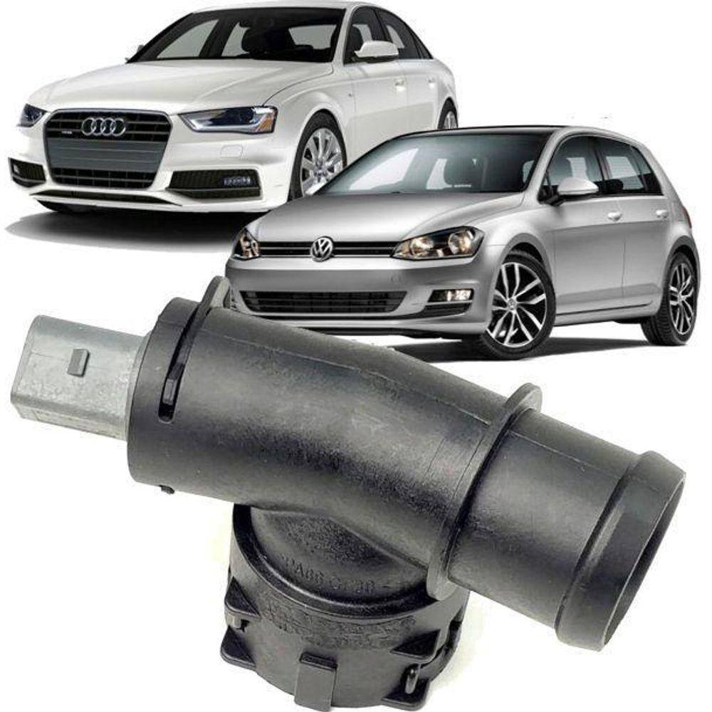 Flange Agua Da Mangueira Inferior Radiador Audi A3 Golf Gti