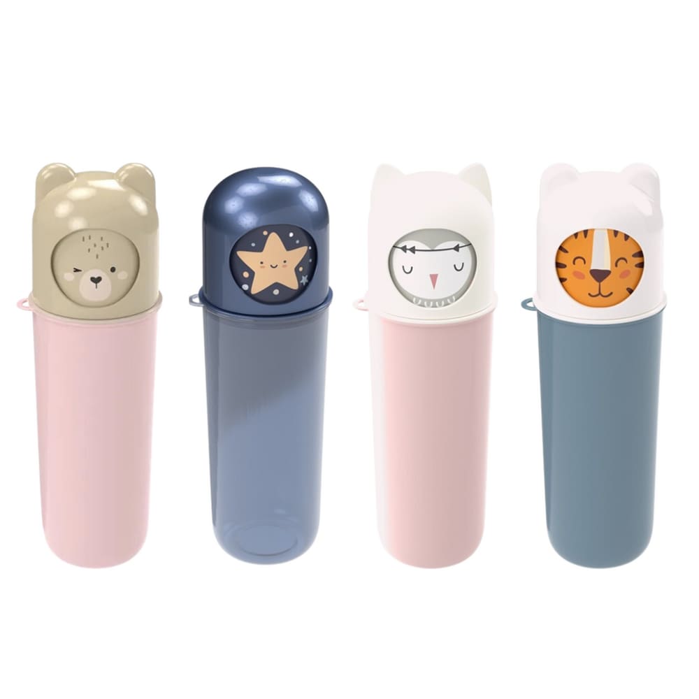 Porta Talher Case Dental Estojo Box Lúdico Multiuso Infantil Personagens -  Plasútil
