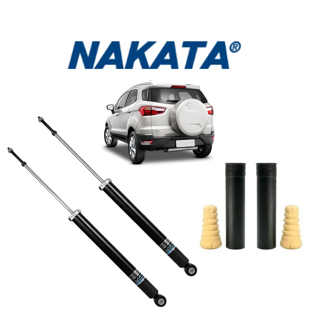 Kit Batente + 2 Amortecedor Nakata Traseiro New Ecosport 2018