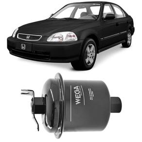 Filtro Combustível Honda Accord 2.3 Civic 1.6 CR-V 2.0 2.4