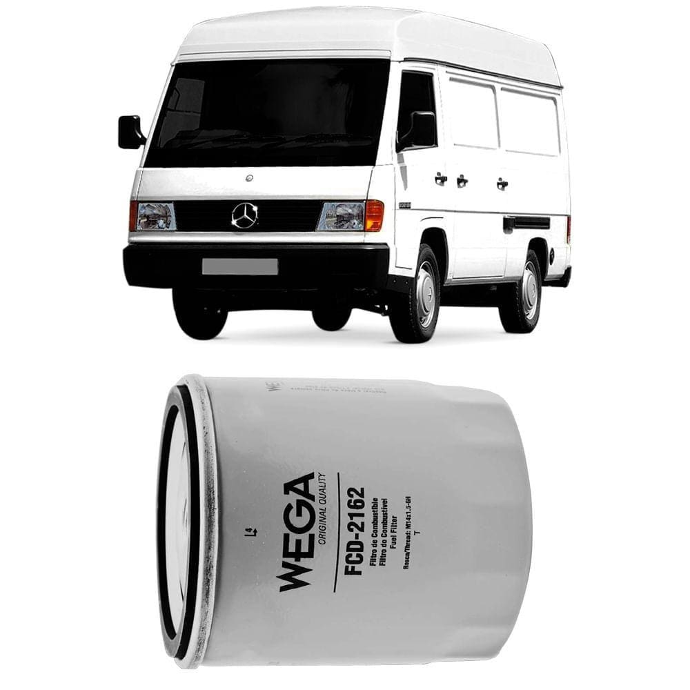 Filtro Combustível Mercedes Benz 180D 2.4 OM616 83 a 96 WEGA