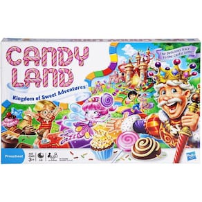 Hasbro Gaming Candy Land Kingdom Of Sweet Adventures Board Game For Kids Ages 3 &amp; Up (Amazon Exclusive),Red, version