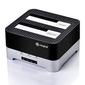 Clon Dock HDD duplicador Disco Hard Reader SATA Disco Disco Estação de Acoplamento USB 3.0 SSD HDD Docking Station Dual Bay para 2.5 ou 3.5inch HDD co