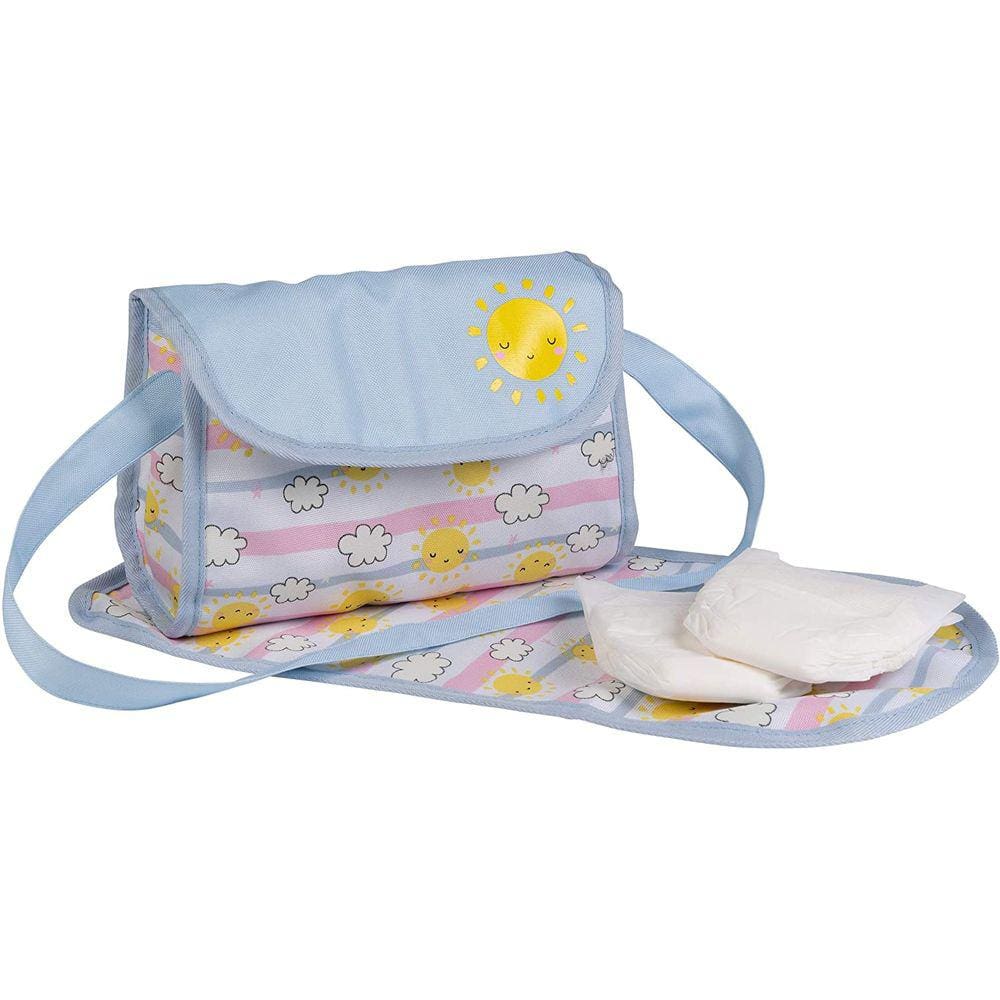 Adora Sunny Days Baby Doll Acessórios Interativo, Mudança de Cor &amp; Água Ativada Baby Doll Fralda Saco Multi cor, 13 polegadas