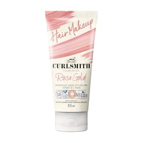Curlsmith - Maquiagem capilar - Vegan Temporary Hair Color and Styling Gel (Rose Gold 3fl.oz)